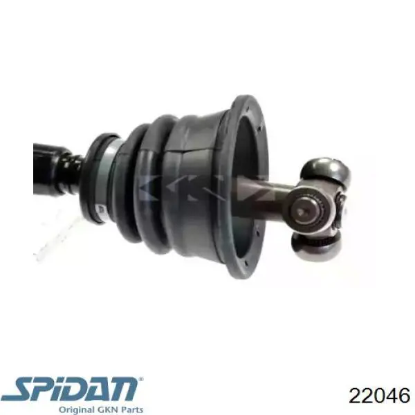 Левая полуось 22046 GKN-Spidan