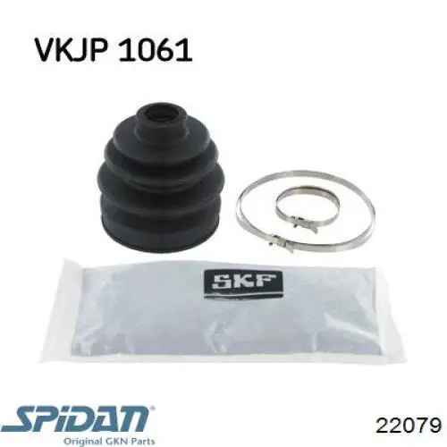Пыльник ШРУСа передней полуоси наружный GKN-Spidan 22079