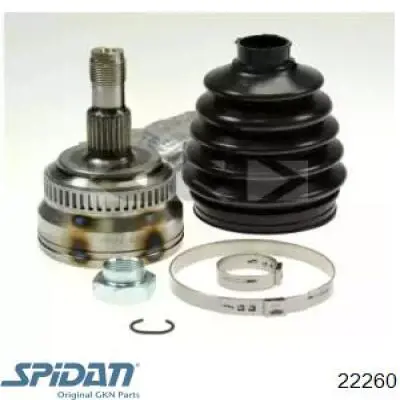 ШРУС наружный передний 22260 GKN-Spidan