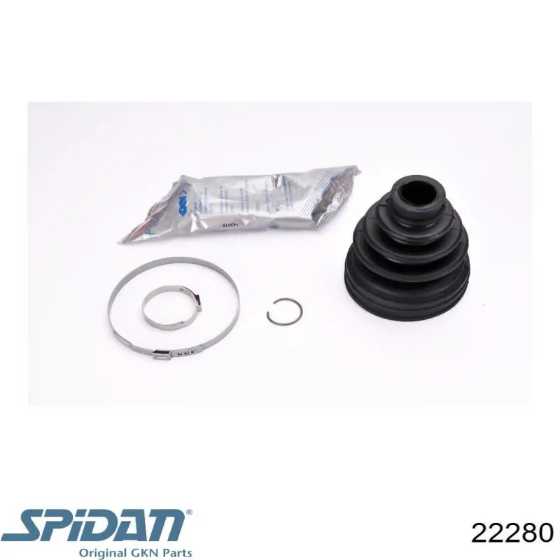 Купить 22280 GKN-Spidan Пыльник гранаты внутренний, передней полуоси