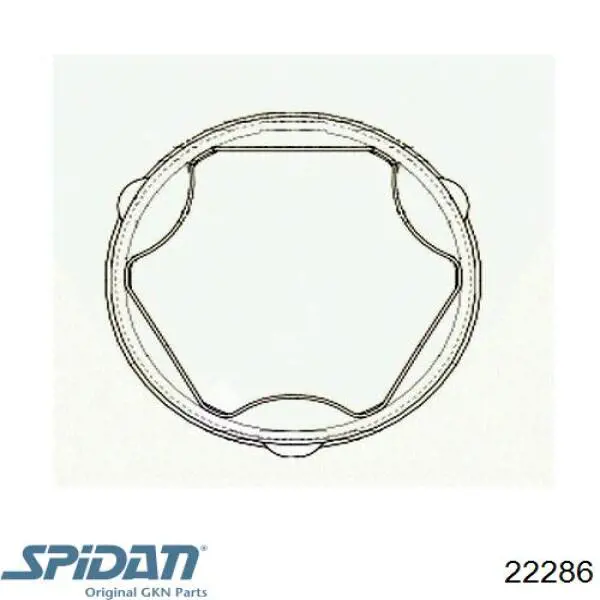 Пыльник ШРУСа внутренний 22286 GKN-Spidan