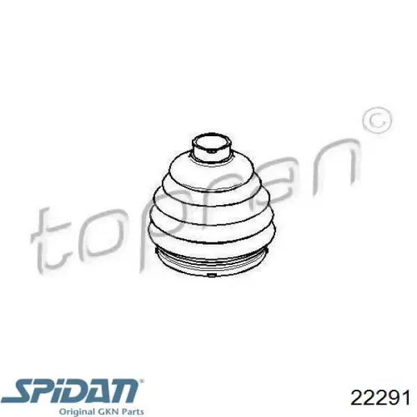 Чехол шруса GKN-Spidan 22291 цена, от 13.44 USD
