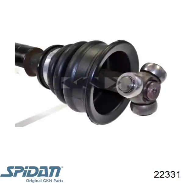 Левая полуось 22331 GKN-Spidan