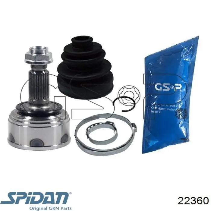 ШРУС наружный передний 22360 GKN-Spidan