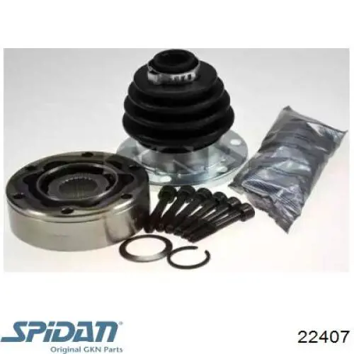 Шарнир угловых скоростей внутренний передний GKN-Spidan 22407 цена, от 33.16 USD