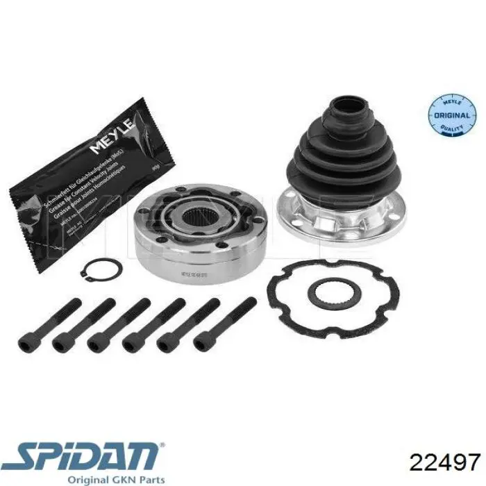 Шрус внутренний левый 22497 GKN-Spidan