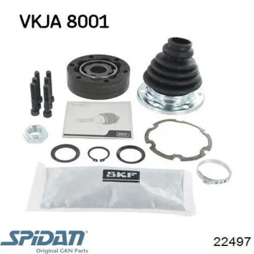 Купить 22497 GKN-Spidan Шрус внутренний левый