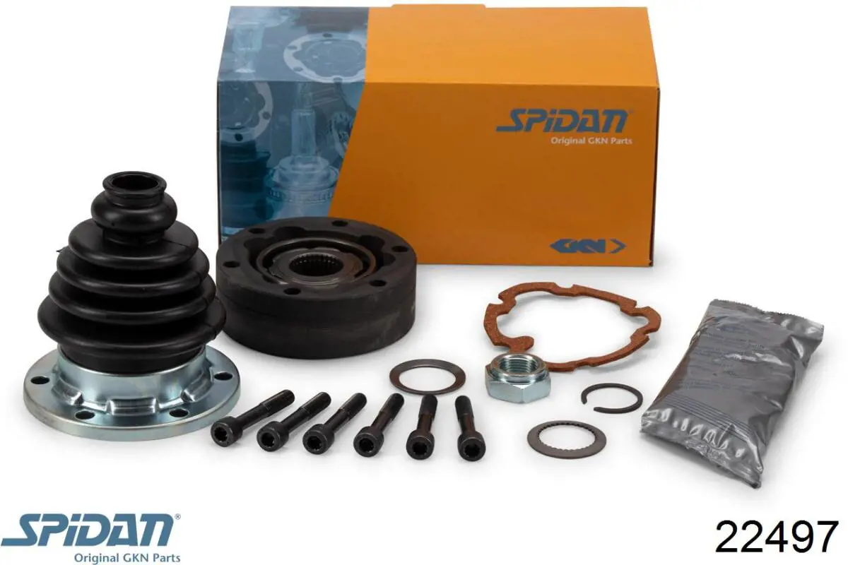 Шарнир угловых скоростей передний левый GKN-Spidan 22497 цена, от 70.62 USD