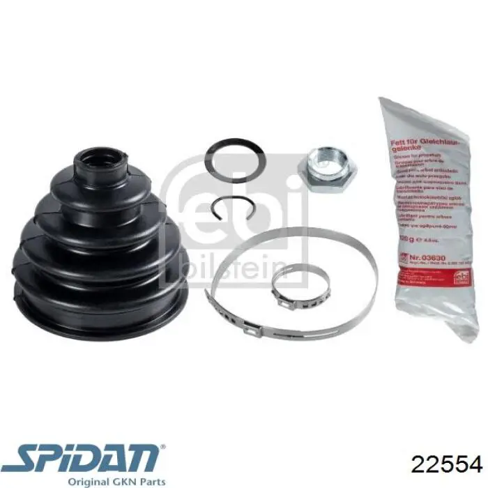 Купить 22554 GKN-Spidan Пыльник гранаты наружный, передний