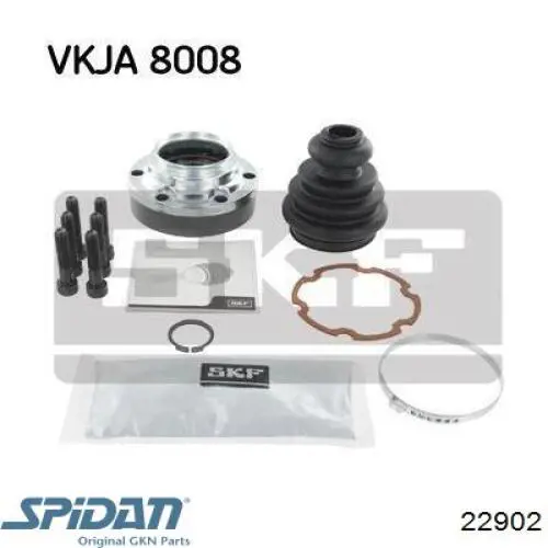 Купить 22902 GKN-Spidan ШРУС внутренний