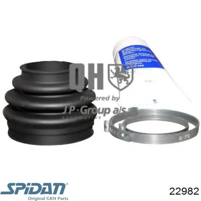 Пыльник ШРУСа задней полуоси наружный 22982 GKN-Spidan