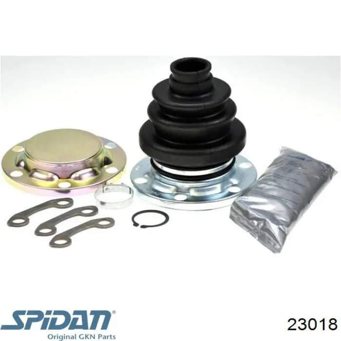 Fuelle, árbol de transmisión trasero exterior 23018 GKN-Spidan