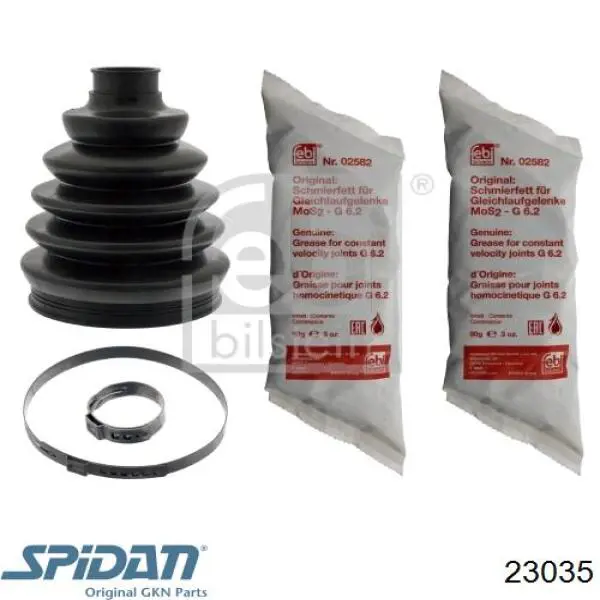 Чехол шруса GKN-Spidan 23035 цена, от 14.34 USD