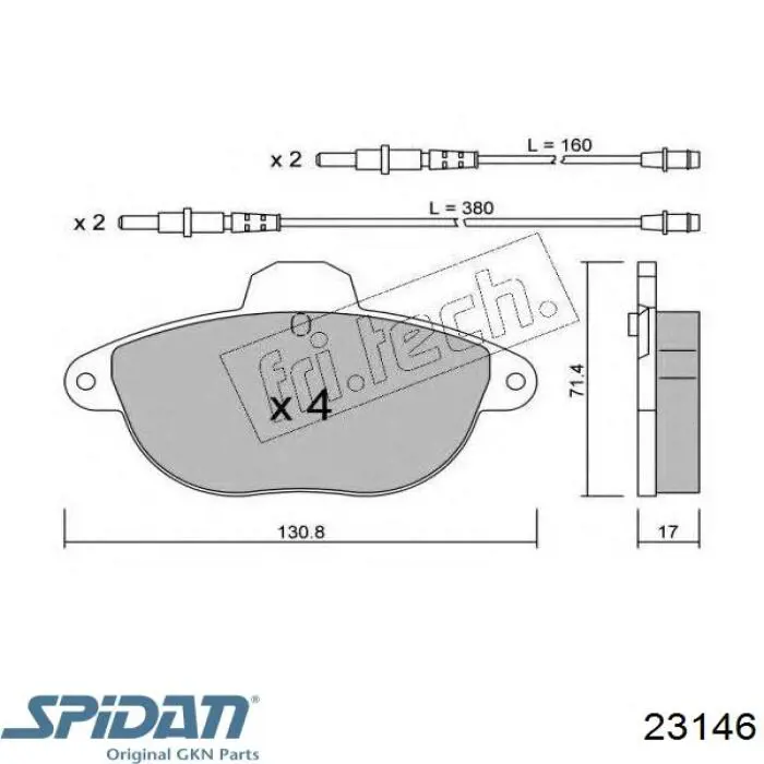 Пыльник ШРУСа наружный 23146 GKN-Spidan
