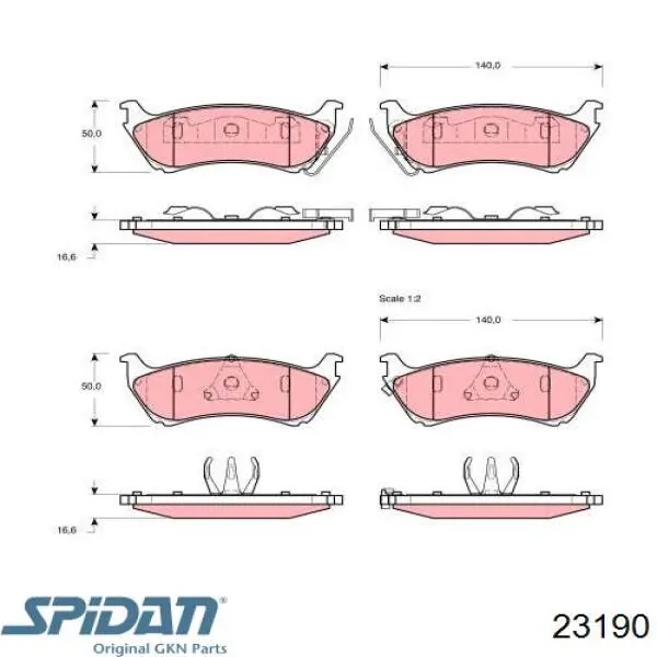 Купить 23190 GKN-Spidan Пыльник гранаты внутренний, передней полуоси