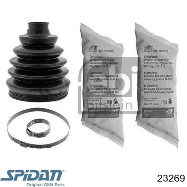 Купить 23269 GKN-Spidan Пыльник гранаты внутренний, передней полуоси