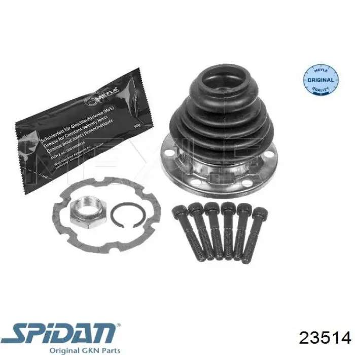 Купить 23514 GKN-Spidan Пыльник гранаты внутренний, передней полуоси