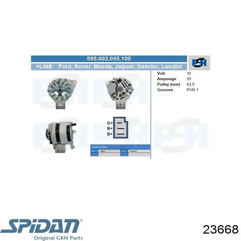 Пыльник ШРУСа передней полуоси наружный GKN-Spidan 23668