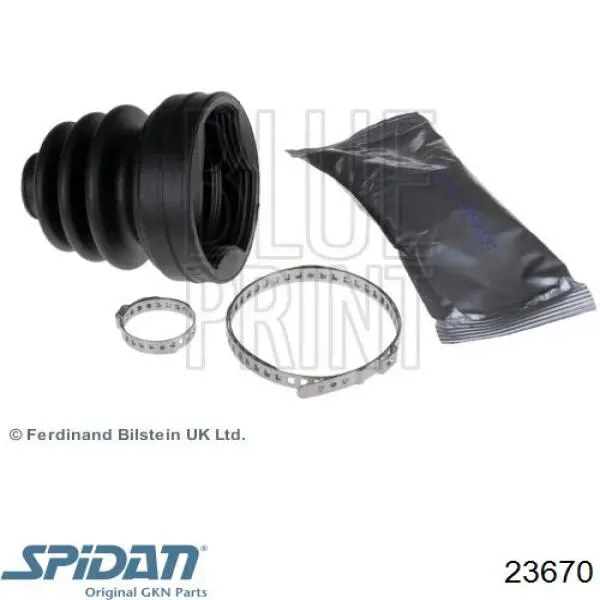 Пыльник ШРУСа наружный, правый GKN-Spidan 23670 цена, от 14.05 USD