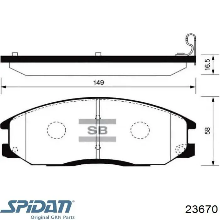 Купить 23670 GKN-Spidan Пыльник ШРУСа внешний, правый