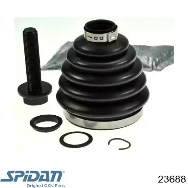 Fuelle, árbol de transmisión delantero exterior 23688 GKN-Spidan