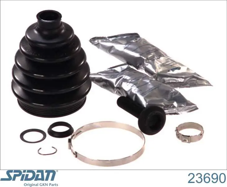 Пыльник наружной гранаты, задней полуоси GKN-Spidan 23690 цена, от 14.30 USD