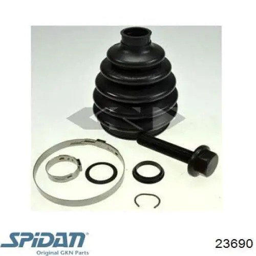 23690 GKN-Spidan Пыльник шарнира угловых скоростей наружный задний