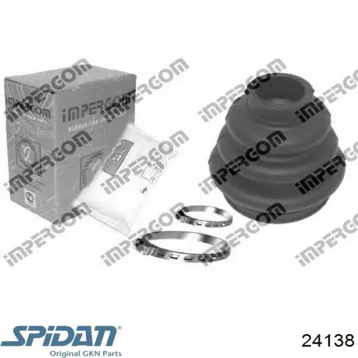Пыльник ШРУСа задней полуоси наружный 24138 GKN-Spidan