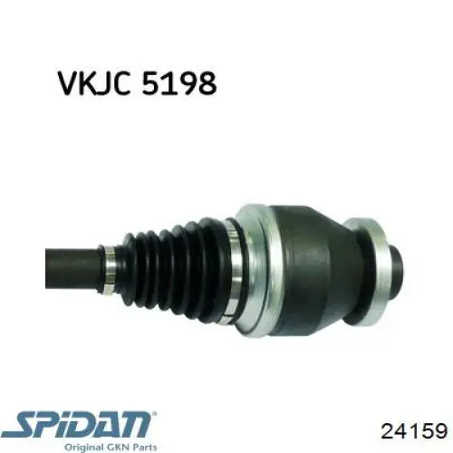 Привод передний левый GKN-Spidan 24159 цена, от 112.32 USD