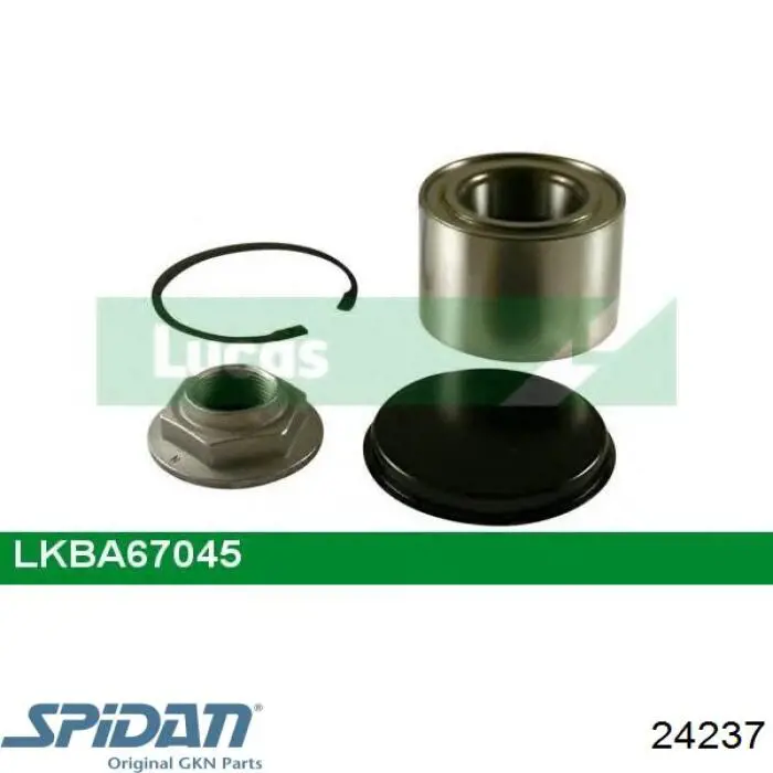 ШРУС наружный передний 24237 GKN-Spidan