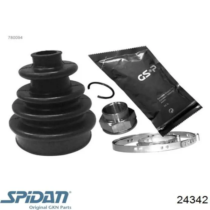 Чехол шруса GKN-Spidan 24342 цена, от 10.42 USD