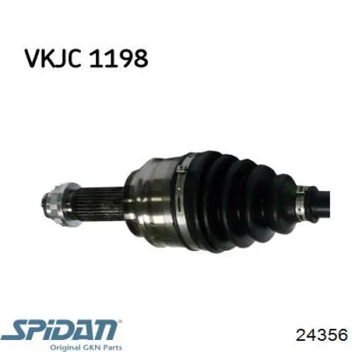 Привод правый GKN-Spidan 24356