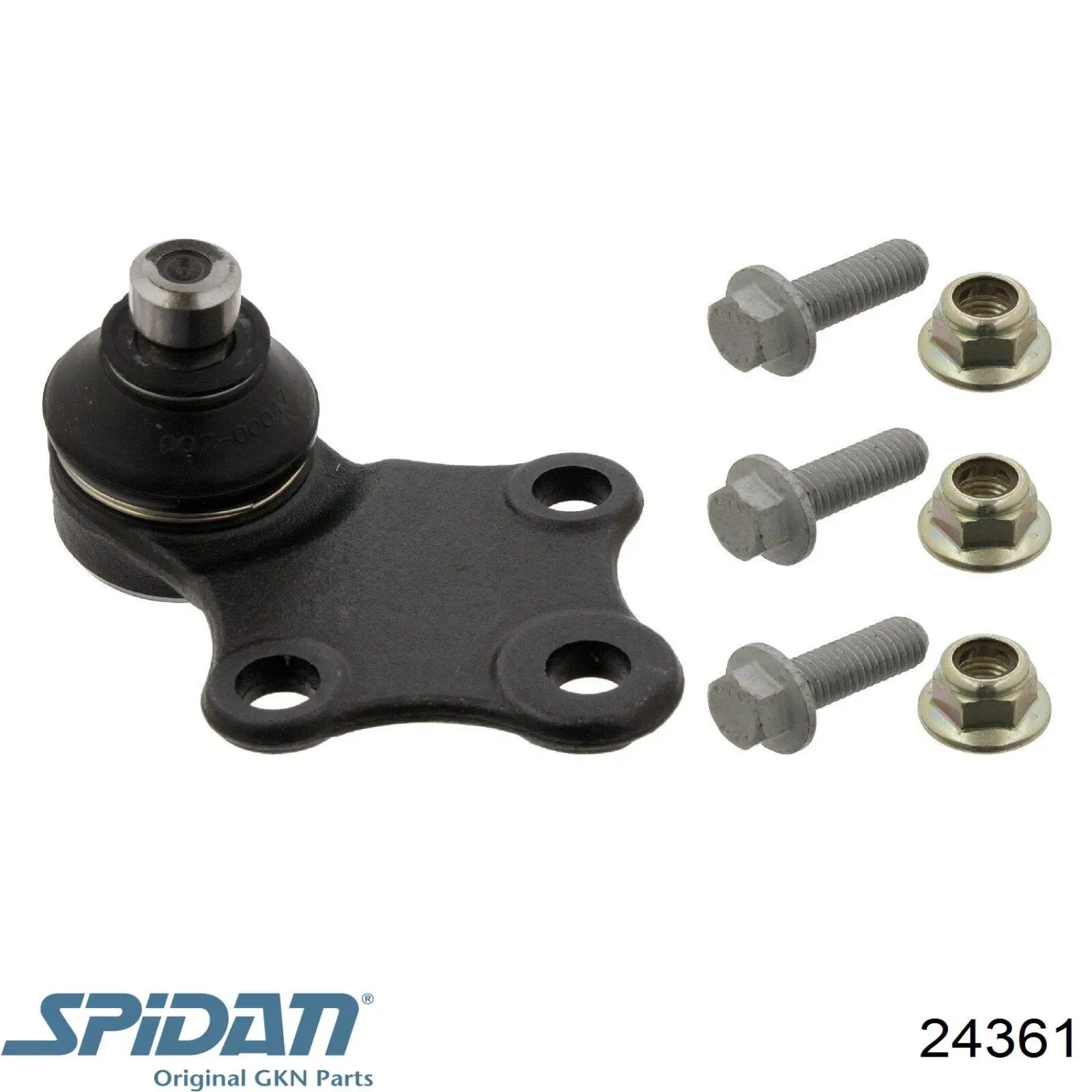 Полуось задняя левая 24361 GKN-Spidan