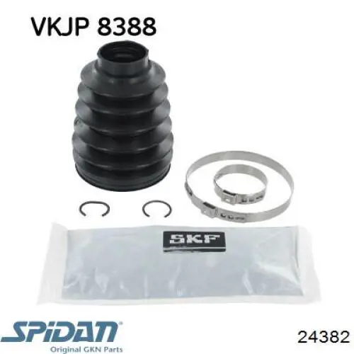 Чехол шруса GKN-Spidan 24382 цена, от 10.28 USD