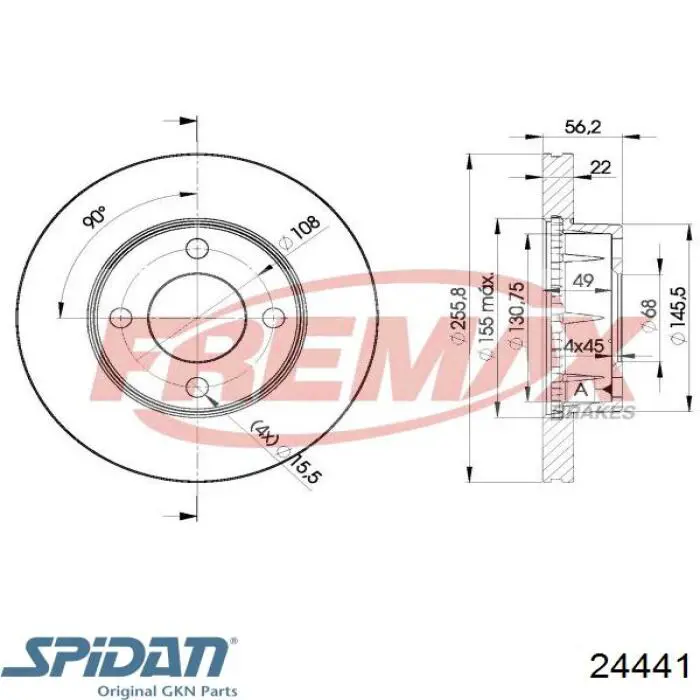Правая полуось R9127 Expert Line