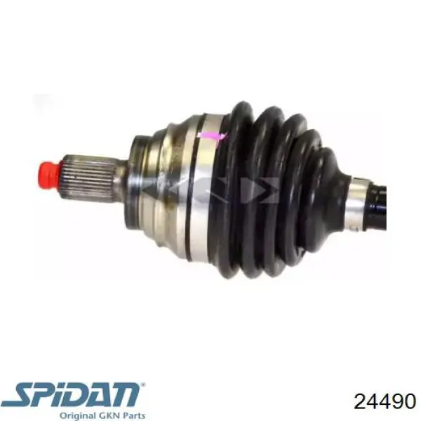 Левая полуось 24490 GKN-Spidan