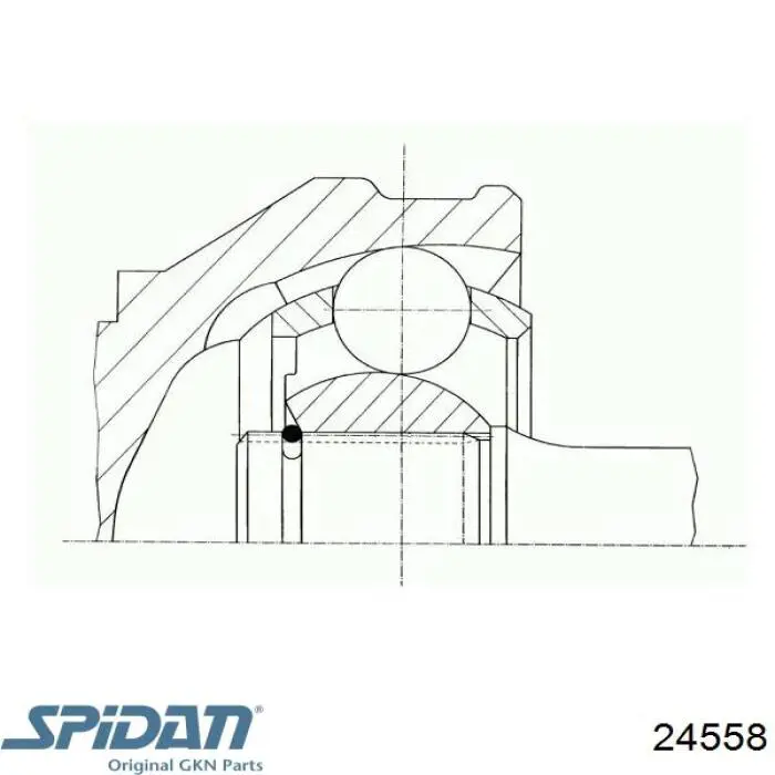Граната колесная GKN-Spidan 24558 цена, от 82.16 USD