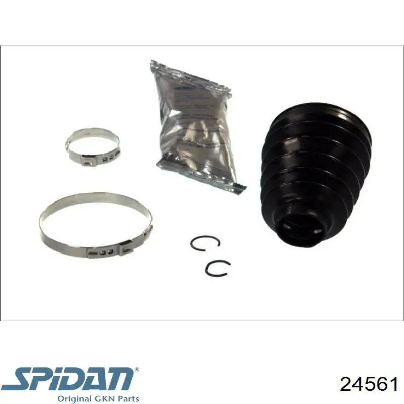 Пыльник шарнира угловых скоростей внутренний передний GKN-Spidan 24561 цена, от 15.74 USD