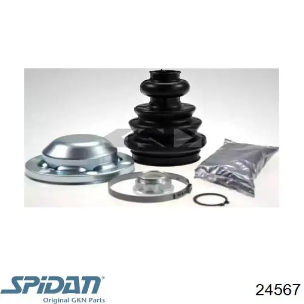 Купить 24567 GKN-Spidan Пыльник гранаты внутренний, передней полуоси