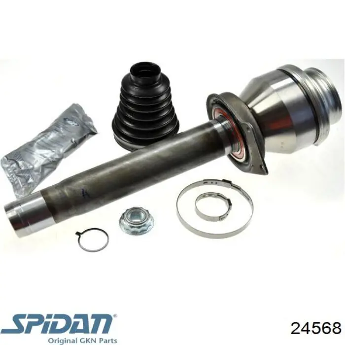 Купить 24568 GKN-Spidan Шарнир угловых скоростей передний правый