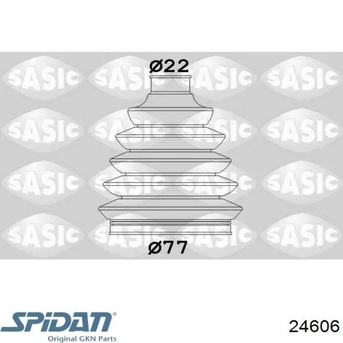 Чехол шруса GKN-Spidan 24606 цена, от 12.67 USD
