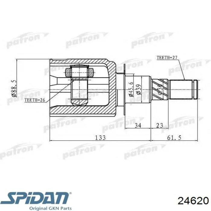  24620 GKN-Spidan