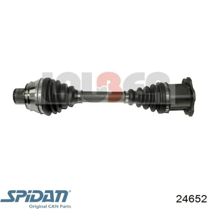 Ось передняя GKN-Spidan 24652