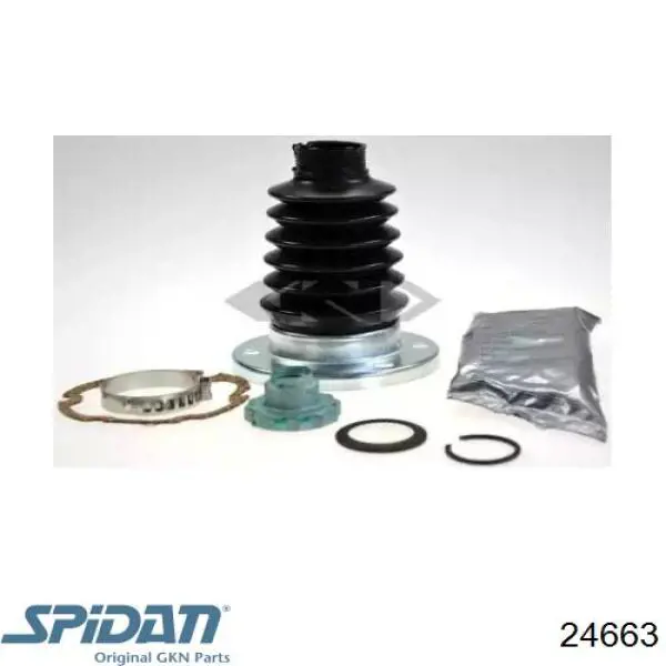 Купить 24663 GKN-Spidan Пыльник гранаты внутренний, передней полуоси