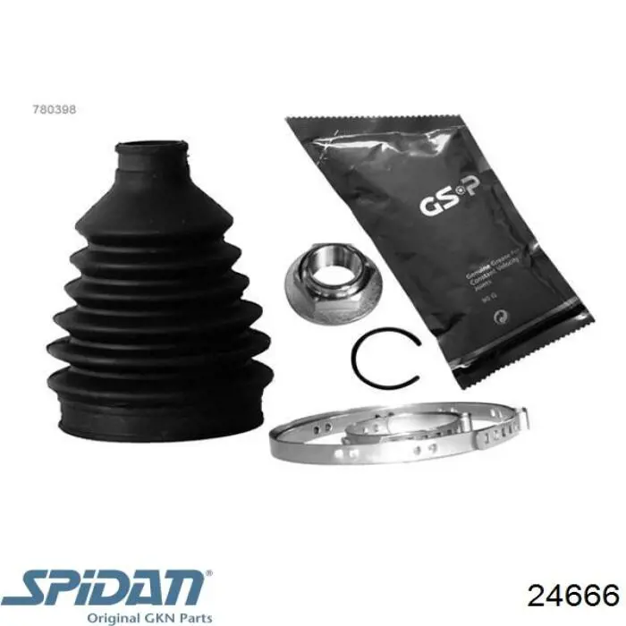 Чехол шруса GKN-Spidan 24666 цена, от 19.40 USD