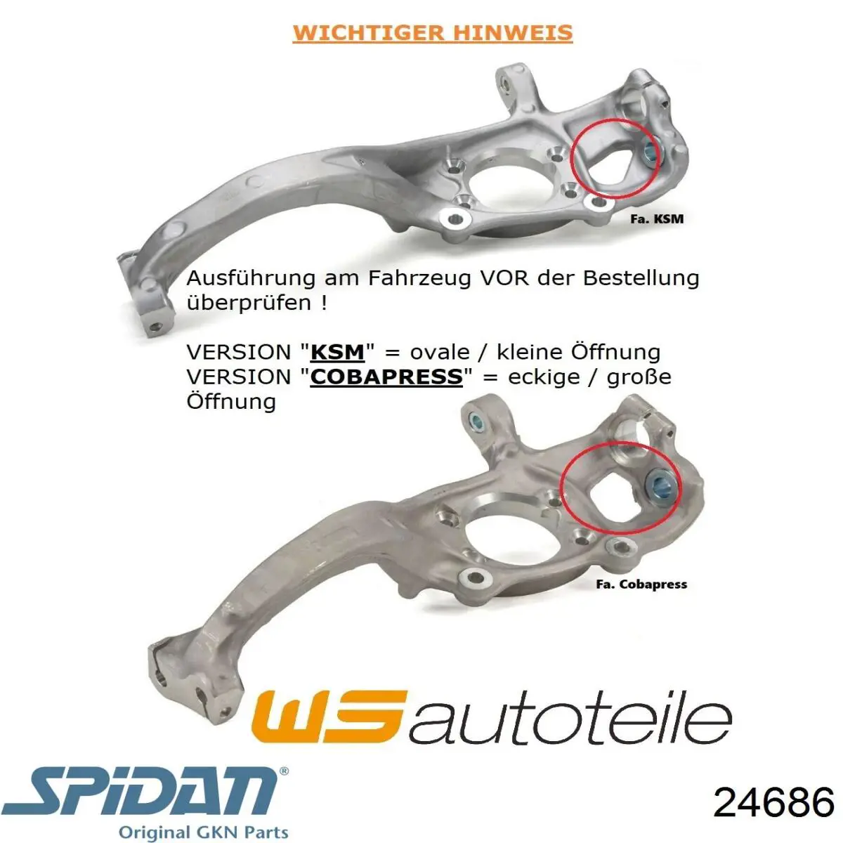 24686 GKN-Spidan Пыльник шарнира привода
