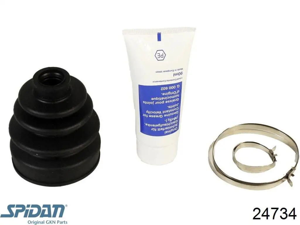 Чехол шруса GKN-Spidan 24734 цена, от 12.44 USD