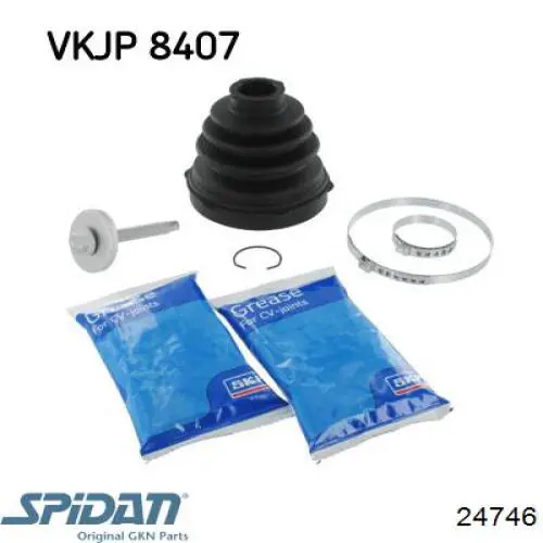 Купить 24746 GKN-Spidan Пыльник гранаты внутренний, передней полуоси