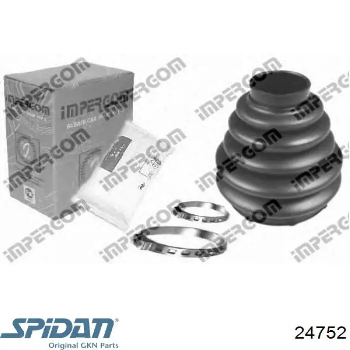 Пыльник ШРУСа наружный правый 24752 GKN-Spidan