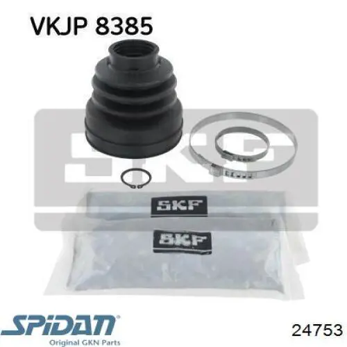 24753 GKN-Spidan Пыльник шарнира угловых скоростей наружный правый